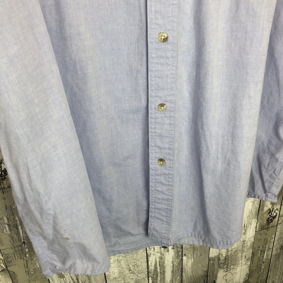 columbia sportswear shirt button down Mike Stidham large Fish Blue - Picture 3 of 9